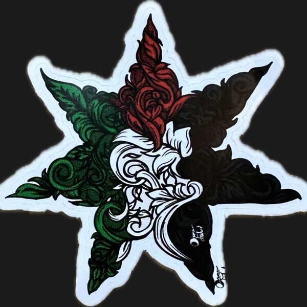 Sticker - Floral Palestine Thumbnail